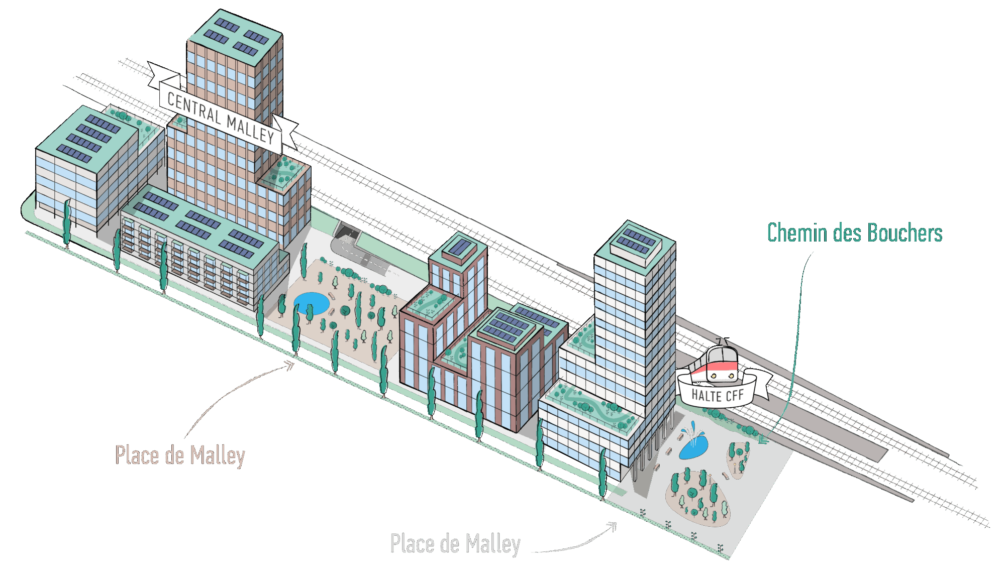 Malley-Gare espaces publics